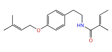 (N)-[2-(4-Prenyloxyphenyl)ethyl] tiglamide